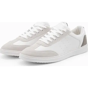 Pánská obuv Ombre Clothing Pánské tenisky Clover bílá 45 V3 OM-FOCS-0104