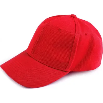 Kšiltovka Kšiltovka unisex vhodná k dozdobení, barva 4 červená