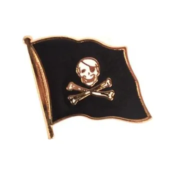 Odznak vlající PIRÁT / lebka s hnáty /
