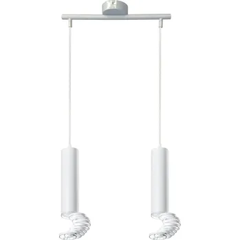 Žárovka Candellux Tuba závěsné svítidlo 2x50 W bílá 32-78636