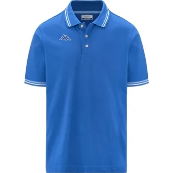 Kappa LOGO MALTAX 5 MSS polo modrá Royal/azure/bílá L