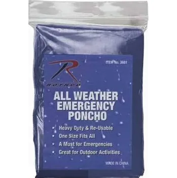 ROTHCO Pončo nouzové slabé MODRÉ