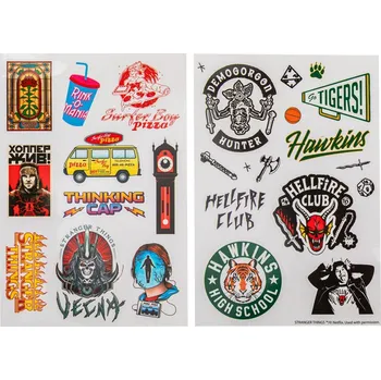 samolepka Stranger hings - set samolepek Season 4