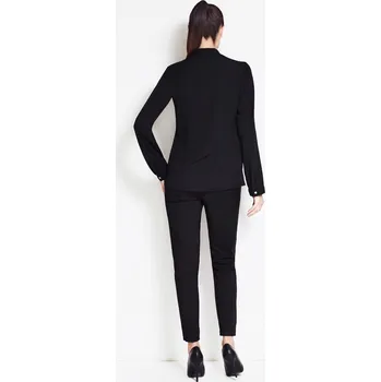 Dámská košile Elegantní košile s dlouhým rukávem A051 Barva: Černá, Velikost: M