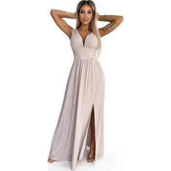 Dámské šaty Numoco Susan 490-2 béžové