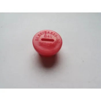 Zátka, víčko oleje Simson, červené