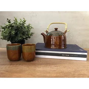 Konvice na čaj Keramická konvička se sítkem Design: Konvička