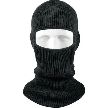 Kukla ROTHCO Kukla s otvorem pletená US ČERNÁ