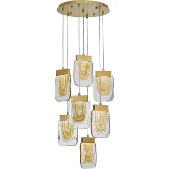 Nova Luce Závěsné svítidlo GRANI, LED 7x4W 3000K stmívatelné