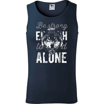 Wolf alone - Tílko pánské Core - XL ( Námořní modrá (velmi tmavá - téměř černá) )