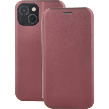 Pouzdro na mobilní telefon Beweare Magnetické flipové pouzdro Diva na Xiaomi Redmi Note 13 Pro 5G - burgundy