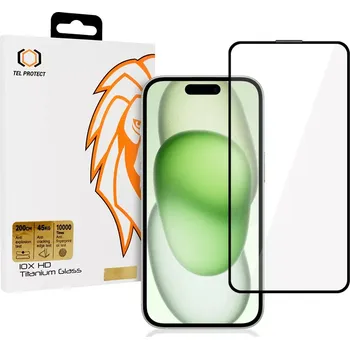 Tvrzené sklo Tel Protect 10X HD Titanium Glass na iPhone 15