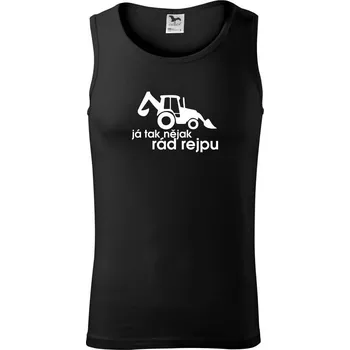 Traktorbagr - Já tak nějak rád rejpu - Tílko pánské Core - XL ( Černá )