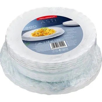 Talíř FLORINA Souprava talířová ASTI 18 dílů