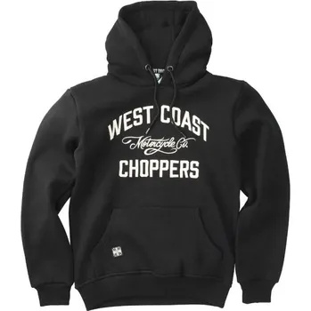 Pánská mikina West Coast Choppers Mikina s kapucí klokanka Motorcycle Co. černá 4XL