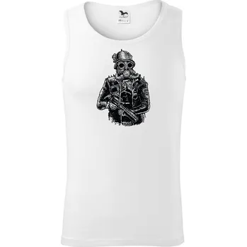 Steampunk Soldier - Tílko pánské Core - S ( Bílá )