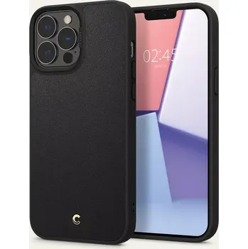 Pouzdro Spigen Cyrill Leather Brick iPhone 13 Pro Max - Black