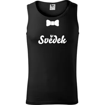 Pánské termoprádlo Rozlučka motýlek - svědek - Tílko pánské Core - 2XL ( Černá )