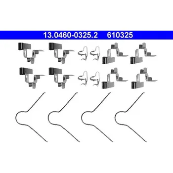 Autodíl Sada příslušenství, obložení kotoučové brzdy ATE 13.0460-0325.2