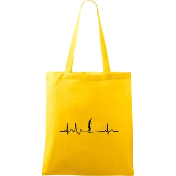 EKG Slackline - Taška bavlněná - 42 x 38 cm ( Žlutá )