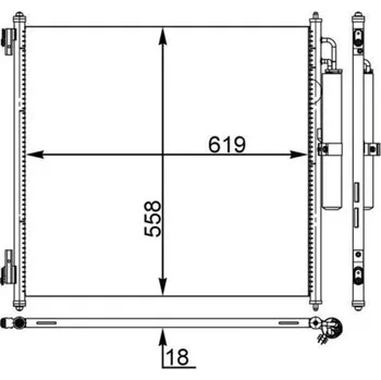 Výparník klimatizace Kondenzátor, klimatizace MAHLE AC 37 000S