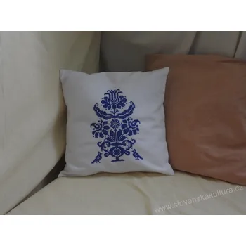 Polštář Vyšívaný polštářek Strom života Barvy: Červená