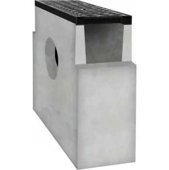 Covernit Betonová vpusť B125 s litinovou mříží H160 333 x 145 x 450 mm