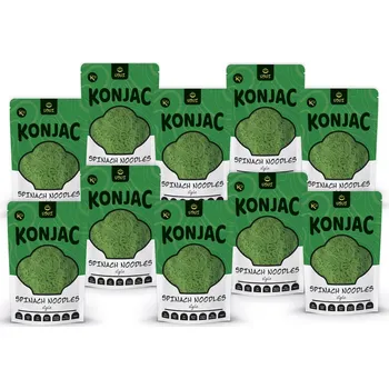 Usui konjakové nudle se špenátem v nálevu 8+2 zdarma