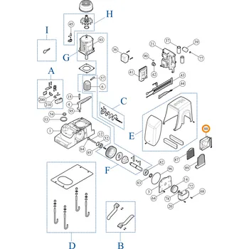 Pohon brány Nice VEN-1567.26252 ventilátor pro RUN2500