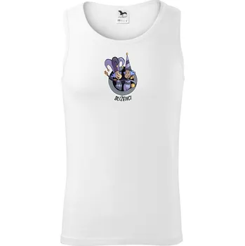 Znamení komiks blíženci - Tílko pánské Core - 2XL ( Bílá )