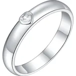 Olivie Snubní stříbrný prsten SRDCE 8587 Velikost prstenů: 14 (EU: 72-73), Pohlaví: Pánské Ag 925; ≤2,7 g.