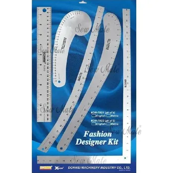 Řezací pravítko Donwei Pravítka pro designery DW-FK03 METRIC