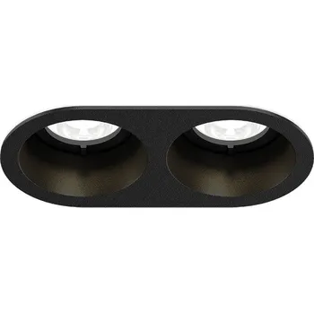 Bodové svítidlo Wever & Ducré Designové malé vestavné svítidlo se dvěma zdroji Deep Bijou 2.0 Barva: Černá, Teplota chromatičnosti: 3000 Kelvinů 165261B5 Designové malé vestavné svítidlo se dvěma zdroji Deep Bijou 2.0