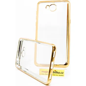 Pouzdro na mobilní telefon Pouzdro Bumper TPU Huawei Y6 2017 Zlaté