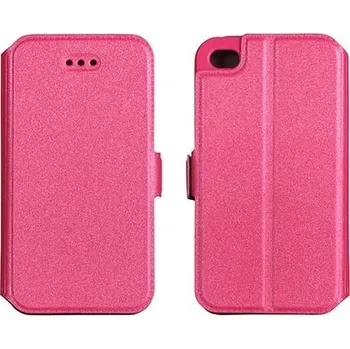 Pouzdro na mobilní telefon Pouzdro Book Flexi Pocket Samsung Galaxy J7 J710 2016 Růžové