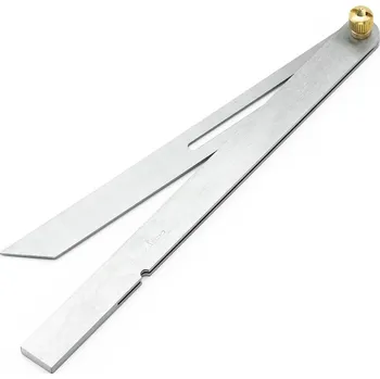 Úhloměr Nastavitelný nerezový pokosník SHINWA s výklopným ramenem - 250 mm