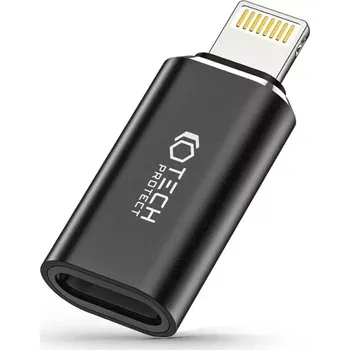 Audio kabel Tech-Protect UltraBoost AD-04 Adaptér / redukce Lightning na USB-C černý