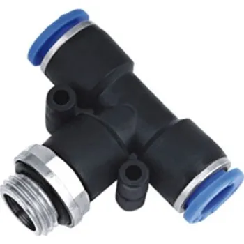 Fitinka STNC T-spojky, spodní vnější závit G, pro hadičky 8mm - otočné Rozměr závitu: G1/8"