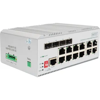 Switch Digitus DN-651145 síťový přepínač Řízený L2 Gigabit Ethernet (10/100/1000) Šedá