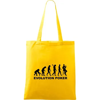 Evolution poker - Taška bavlněná - 42 x 38 cm ( Žlutá )