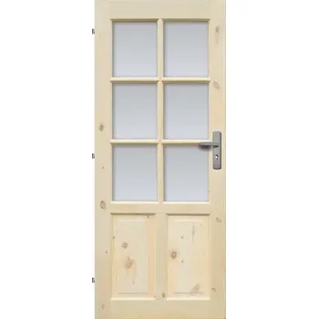 Interiérové dveře Interiérové dveře z masivu CZAPLA 6S 70L borovice