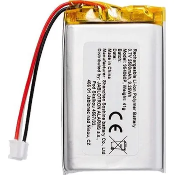 JABLOTRON BAT-3V7-2500 Li-Polymer akumulátor pro JA-156E 2403-184