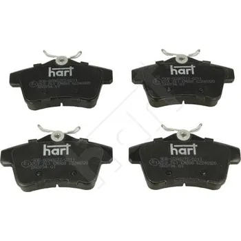 Brzdová destička Sada brzdových destiček, kotoučová brzda HART 253 761