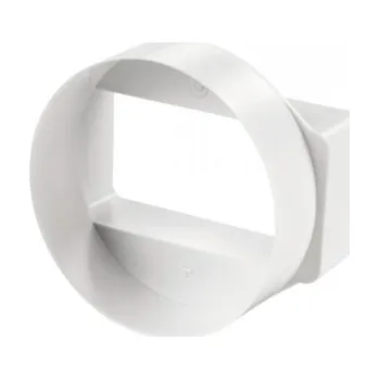 Domácí ventilátor Redukce na ploché potrubí VENTS 115 průměr 100/55x110mm PVC 1001150