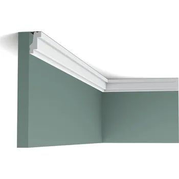 Podlahová lišta Designová stropní lišta 200 x 1,5 x 2,7 cm CB530N, Durofoam, Orac Decor
