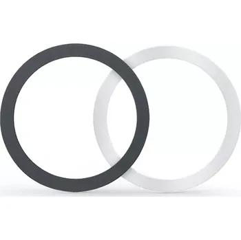 Pouzdro na mobilní telefon Pouzdro TECH-PROTECT MAGMAT MAGSAFE UNIVERSAL MAGNETIC RING černé & SILVER