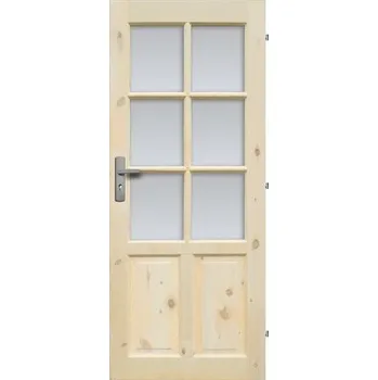 Interiérové dveře Interiérové dveře z masivu CZAPLA 6S 90P borovice