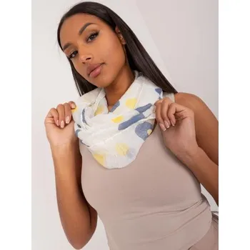 Dámské chinos kalhoty s potiskem ecru žluté