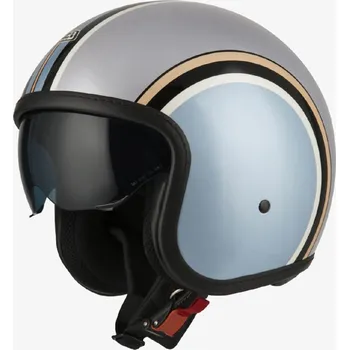 Helma na motorku Otevřená motocyklová přilba NZI Rolling 4 DIANA modrá / platinum Velikost: XL