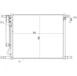 Kondenzátor, klimatizace HART 614 525